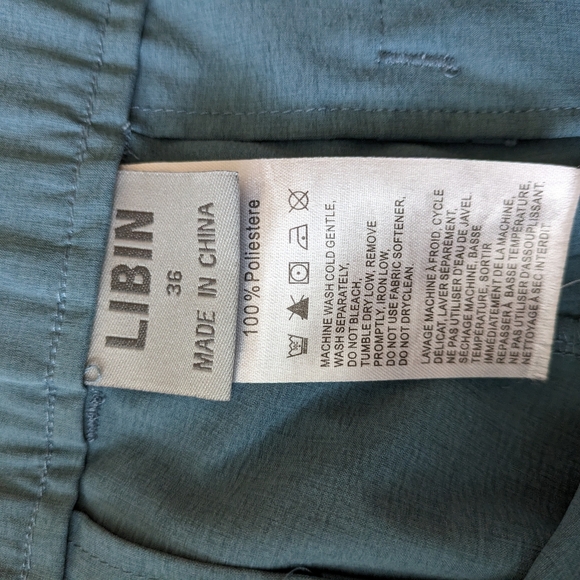 LIBIN Men's light weight summer shorts SZ 36 - Picture 3 of 3